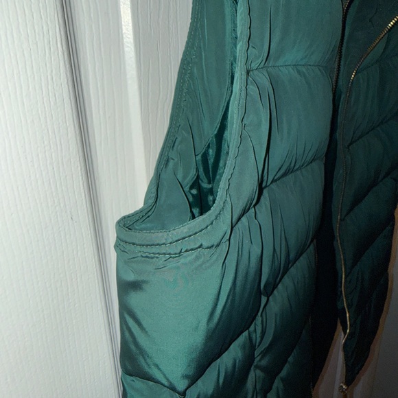 Talbots Forest Green Puffer Coat - Picture 3 of 10